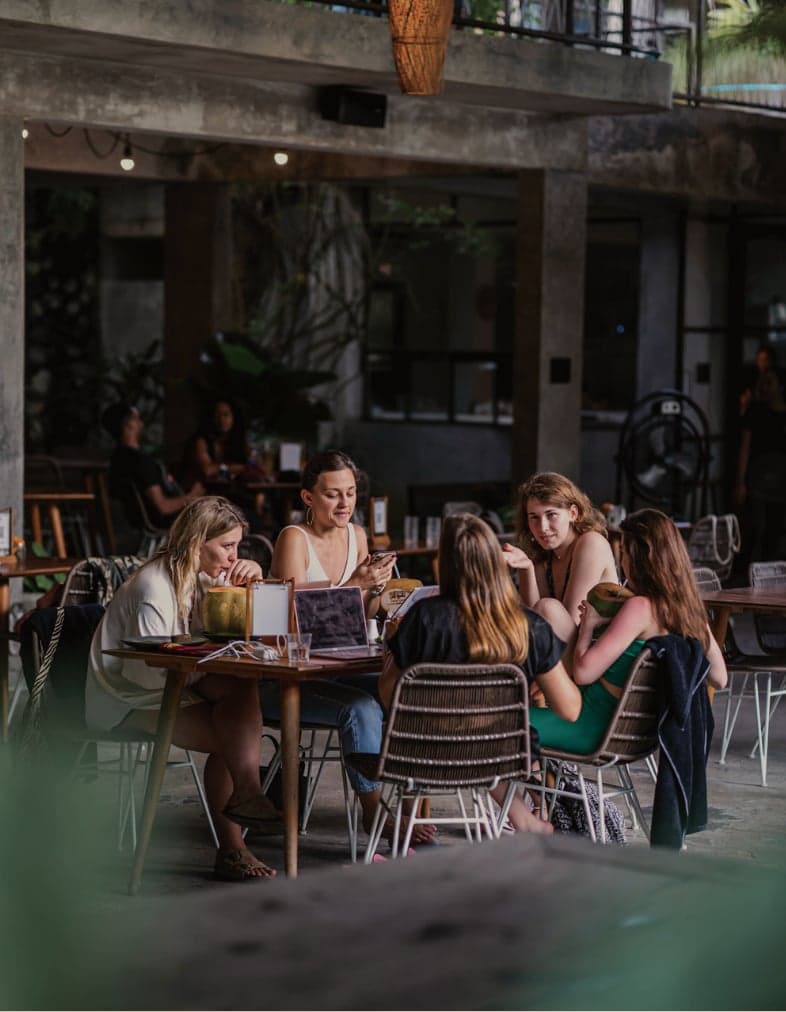 Restaurant and dining space
